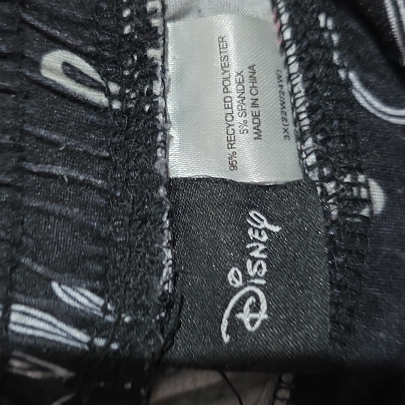 Disney Black and White Mickey Pajama Pants - Picture 3 of 7